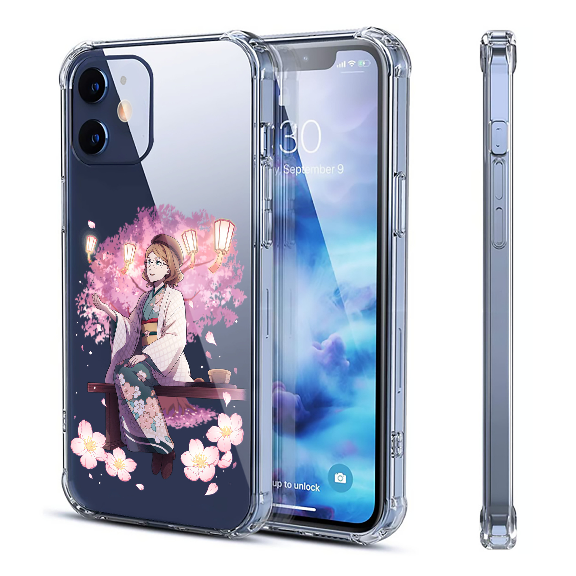 （画像用） 文豪ストレイドッグス Bungo Stray Dogs 【iPhone 12シリーズ対応】透明スマホケース（クリアソフトケース）